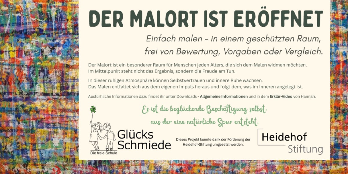 Der Malort der GlücksSchmiede